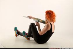 Zora Dual Pistols Pose 1